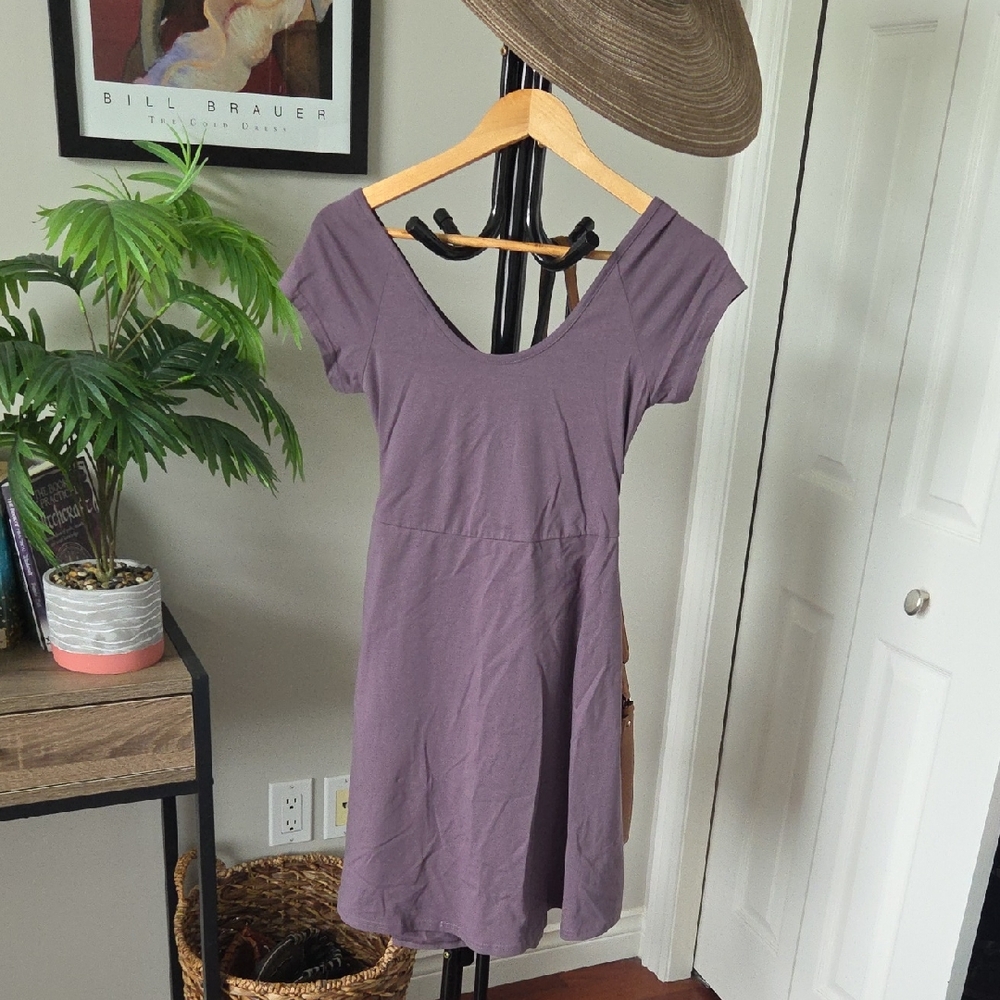 NWOT Pact Fit And Flare Tea Rose Dress